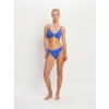 Plavky Modibodi Plunge Top Electric Indigo horný diel PMPTEI