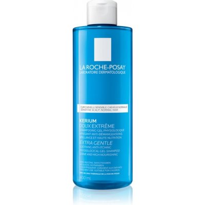 La Roche-Posay Kerium jemný fyziologický gélový šampón pre normálne vlasy 400 ml