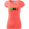 Italy Nápis - Dámske tričko Pure - 2XL ( Korálová )