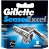 Gillette Sensor Excel náhradné hlavice do strojčeka 5 ks