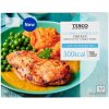 Tesco Pečená fileta z kuracích pŕs so zemiakovo-mrkvovým pyré, omáčkou a duseným hráškom 400 g