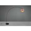 TRIO 419200141 MANSUR stojaca lampa 1xE27 V2100mm čierna, sivohnedá