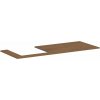 Hansgrohe Xilesa E doska na skrinku 137.5x55 cm dub 54272550