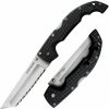 Vega Cold Steel 29AXTS XL Voyager Tanto Serrated taktický nôž 14 cm, čierna, Griv-Ex
