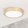 Orion Stropné LED svietidlo Vika, okrúhle, zlatá, Ø 18cm - DL 7-622/18 gold-mat