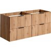 CMD Skrinka do kúpeľne ADEL OAK 82-60-B-2S B dub wotan MDF/laminát 120 cm x 57 cm x 46 cm