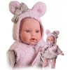 Antonio Juan 11320 KIKA - realistická bábika so zvukmi a mäkkým látkovým telom - 27 cm