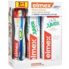 Elmex Junior Systém zubná kefka + zubná pasta 75 ml + ústna voda 400 ml darčeková sada