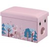Livarno® Taburetka s úložným priestorom (bledoružová) (100393728)