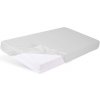 BABYMATEX Prestieradlo nepremokavé s gumičkou Bamboo svetlo šedé 60x120 cm