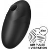 Satisfyer Vulva Lover 3 Air Pulse Stimulator & Vibrator - Black - Stimulátor Klitorisu