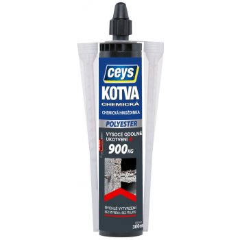 CEYS Kotva POLYESTER chemická 300ml šedá