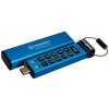 USB flashdisk Kingston IronKey Keypad 200C 512GB (IKKP200C/512GB) modrý