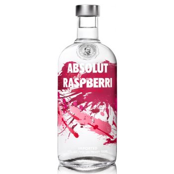 Absolut Raspberri 40% 1 l (čistá fľaša)