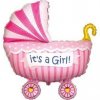Godan Fóliový balón 24 Kočik It's girl ružový (Vhodné pre plnenie vzduchom aj héliom.)