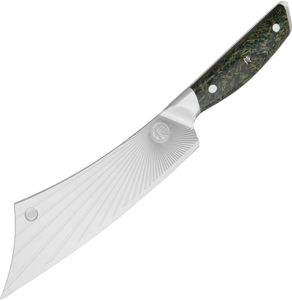 Dellinger Kuchársky nôž BBQ MAX SANDVIK GREEN NORTHERN SUN 21 cm