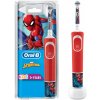 Hnedá Oral-B Oral-B Kids, Spiderman, elektrická zubná kefka, 1 kus