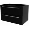 Mereo, Mereo Bino, kúpeľňová skrinka 101 cm, Multidecor, Čierna Supermat, MER-CN692SCIPM
