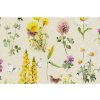 Zvyšok látky z kolekcie Lúčne šťastie - kvety 70 x 70 cm