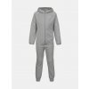 Under Armour chlapčenská súprava UA DOUBLE KNIT FZ SET šedá