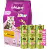 WHISKAS Junior chicken 14kg + WILD FARM Premium Grain Free Chicken and Salmon Junior 6x400g