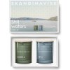 SKANDINAVISK Darčekový set sviečok Still Waters – FJORD and ØY – 2 x 65 g