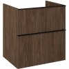 Elita Look skrinka 60x44.9x63.5 cm závesná kúpeľňová skrinka pod umývadlo orech RE080601027060