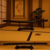 Dekoračná katana s puzdrom a stojanom - Japonský meč samurajov