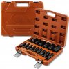 FORSTIME Sada hlbokých 6-hranných rázových hlavíc, 16 ks, v kufri