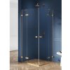New Trendy EXK-1791 AVEXA GOLD štvorcový sprchový kút 120 x 120 cm 120 x 120 cm zlatá