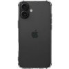 AppleMix Kryt TACTICAL Plyo pre Apple iPhone 16 Plus - zosilnené rohy - gumový - priehľadný