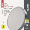 ZM5253 LED svietidlo NEXXO, okrúhle, strieborné, 28,5 W, so zmenou CCT EMOS Lighting