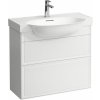 Laufen The New Classic skrinka 77.6x31.6x67.7 cm závesná kúpeľňová skrinka pod umývadlo biela H4060420856311