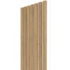 VZORKA - WALL CONCEPT akustický panel Dub Sacramento, biely filc + MDF, 240x135x21 mm