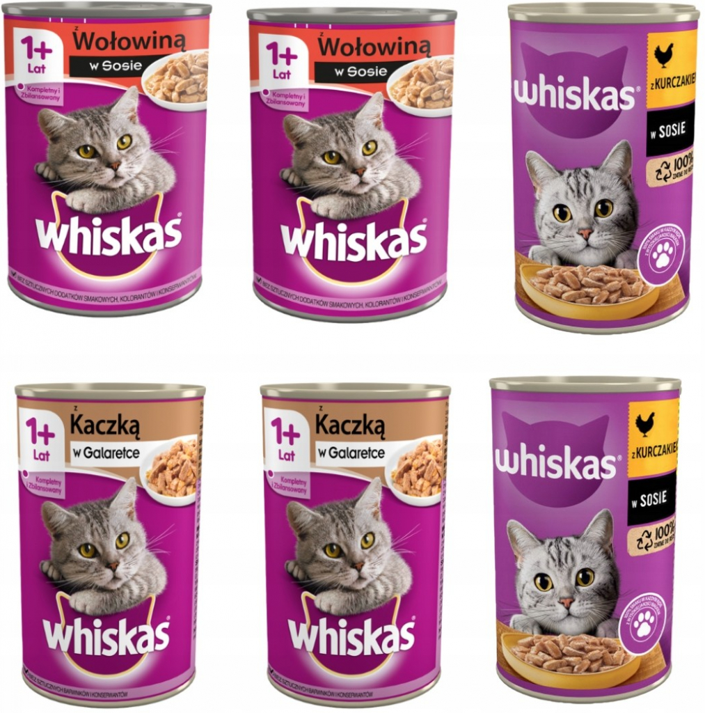 WHISKAS Jahňacie 400 g