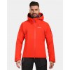 Kilpi Trinity-M červená ZM0102 pánská lehká nepromokavá outdoorová hardshell bunda 20000 - M