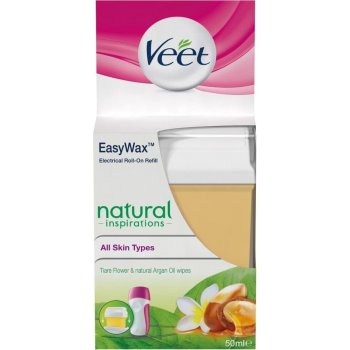 Veet Easy Wax vosková náplň pre všetky druhy pokožky 50 ml