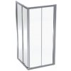 Geberit GEO - Sprchový kút 90x90 cm, strieborná/číre sklo 560.122.00.2