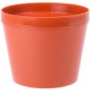 Kinekus Kvetináč lesklý plastový, 18cm, terakota