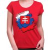 Fajntričko Tričko - Slovensko FAN, Farba **červená**, Strih/ Variant Dámsky