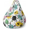 Sablio Sedací vak Pear Príšerky - 70 x 95 x 15 cm