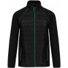 WK DESIGNED TO WORK WK 6147 / Unisex pracovná hybridná bunda - čierna / zelená