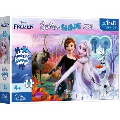 TREFL Super Shape XXL Ľadové kráľovstvo 2: Tancujúce sestry 60 dielov