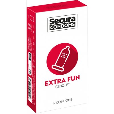 Kondómy Secura Extra Fun, 12 ks