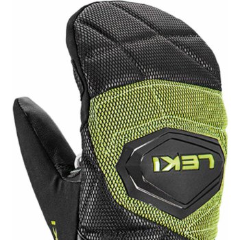 Leki WCR Coach 3D Junior Mitt - black/ice lemon