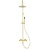 BESCO - Nástenný termostatický sprchový a vaňový set VEO zlatá BABPVNTIZL