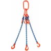 SVX Reťazový záves oko-3 hák tr 100 so skracovačom (1 m, 8000/6000 kg, 10mm) 1 m, 8000/6000 kg, 10mm