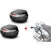 Bočné kufre s montážnou sadou Side Master SHAD SH37 čierna SUZUKI DL 650 V-Strom