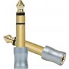 Veles-X Stereo Jack Adapter 6.35mm to 3.5mm Genuine 18K Gold (Redukcia jack 6,35 mm (TRS) na jack 3,5 mm (TRS) s pravým 18-karátovým zlatým povrchom.)