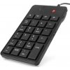 oem C-TECH klávesnice KBN-01, numerická, 23 kláves, USB slim black
